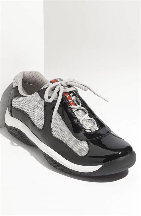 prada americas cup shoes black|prada americas cup sneakers sale.